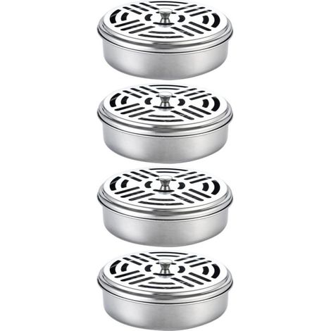 Brûleur anti-moustiques portable Totority en acier inoxydable (1/5)