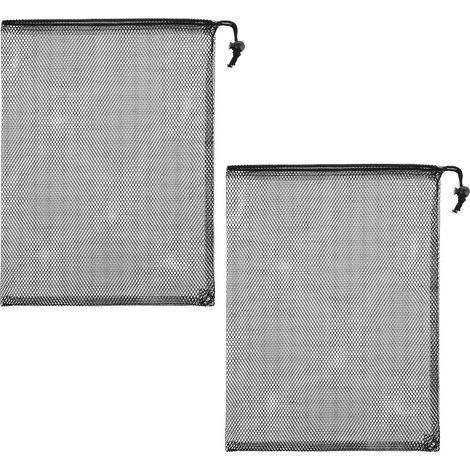 Paquete de 2 bolsas de bomba, filtro de bomba, bolsa de malla, bolsa con cierre de cordón, bolsa de filtro de bomba de estanque, bolsa de malla de bomba, filtro de estanque de peces, filtro (1/5)