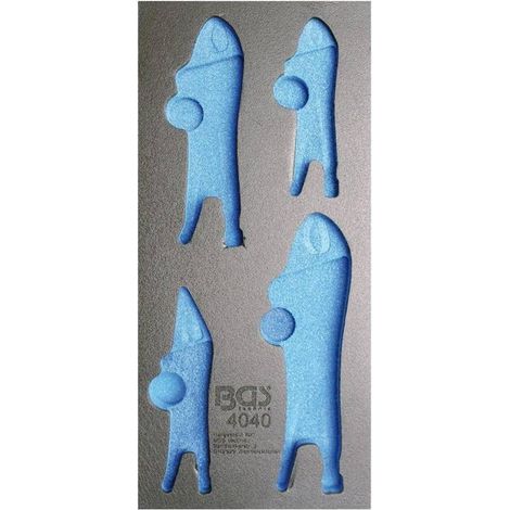 Insert de Servante d Atelier 1/3 Vide - 192 x 40 x 409 mm - Compatible Servante 4040 - Organisation et Gain de Place - D-Work