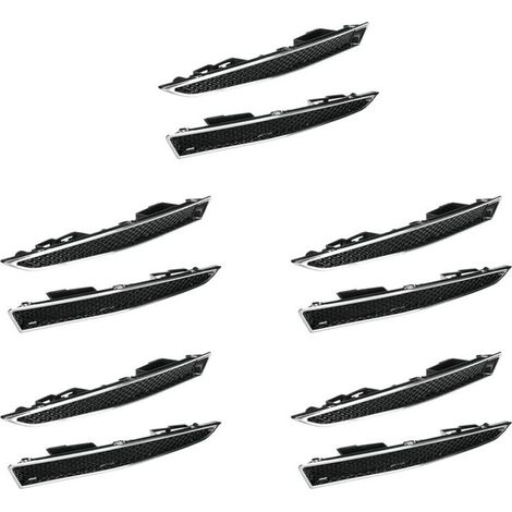 Adecuado para 10 tiras embellecedoras de faros delanteros de coche, tiras embellecedoras de faros inferiores DV45-8228-AA DV45-8229-AA, adecuado para Ford Escape. (1/4)