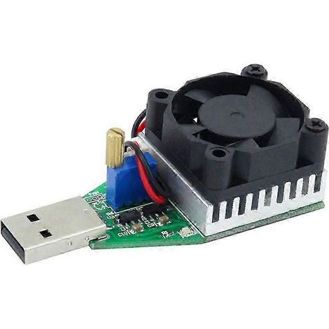 Testeur de capacité de batterie USB avec charge électronique à courant constant réglable et testeur de charge par résistance de 15 W. (1/5)