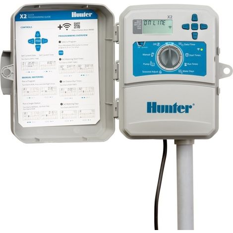 Programador Hunter X2-401 exterior 4 estaciones Oferta exclusiva (1/4)