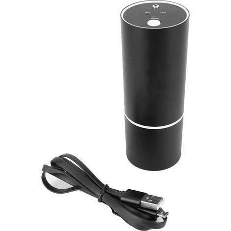 Mini humidificateur portable USB pour voiture, brumisateur purificateur d'air, diffuseur d'huiles essentielles noir (1/5)