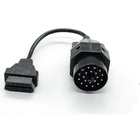 Adaptateur OBD II pour BMW 20 broches vers OBD2 16 broches femelle (E36, E39, X5, Z3) - 1 pièce (1/4)