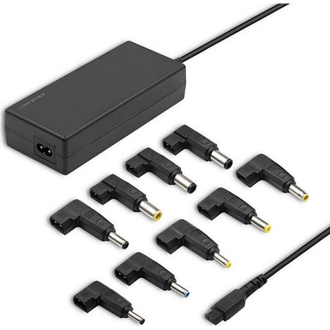 Qoltec Universal Laptop Netzteil 90W Automatisch MultiPlug 9 Stecker + Stromkabel (1/5)