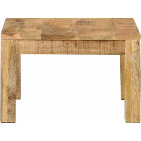 Table basse de salon, Table Café, 55x55x35 cm Bois de manguier massif OIB9452E (1/5)