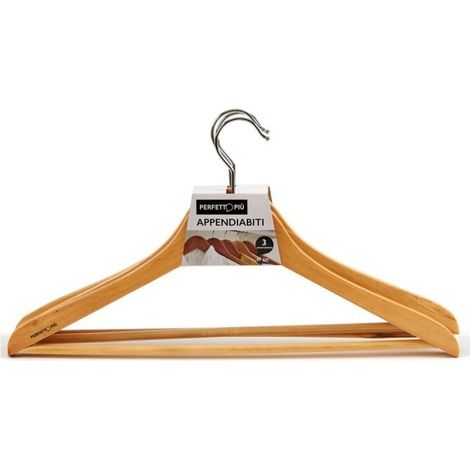 Attaccapanni in Legno 3 pz 42 cm PERFETTO (1/2)
