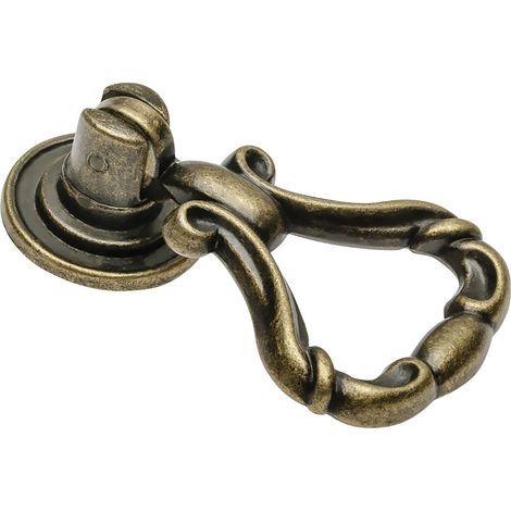 BL MANIGLIA RJM 0128 33X55 MM ANTICATO- 1,0 blister