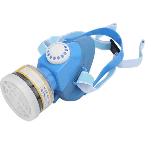 Cache-nez en silicone flexible pour gaz acides, vapeurs, dioxyde de soufre, chlore, phosgène, phosphore (1/5)
