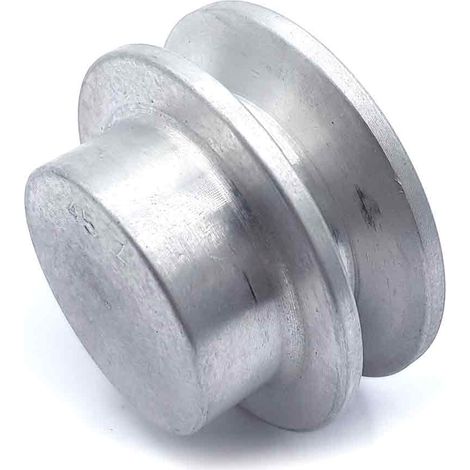 Poulie trapézoïdale aluminium moyeu plein SPZ45/1ALU