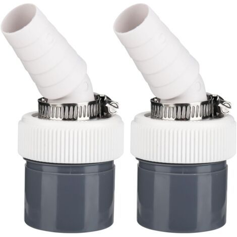 2 Adaptateurs de Vidange pour Machine à Laver, EntréE de Connexion de Machine à Laver de ø18-24 Mm Et Tuyau de ø40 Mm, Pour Connecter Le Tuyau De Vidange de La Machine à Laver Et du Lave-Vaisselle (1/5)