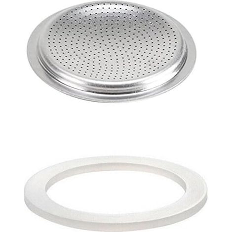 Guarnizione in gomma per moka, guarnizioni di ricambio per macchine da caffè, macchine per espresso, caffettiere moka, piani cottura, caffettiere in silicone con filtro (12 tazze + filtro) (1/5)
