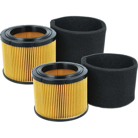 vhbw 4x Filter (2x foam filter, 2x air filter) Replacement for Kawasaki 11029-7023 for Lawnmower Motor (1/4)