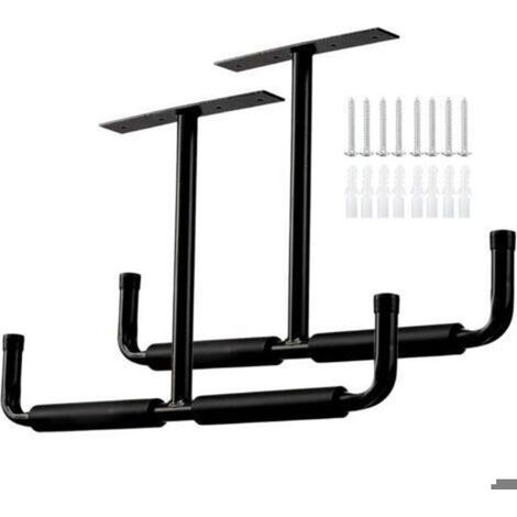Crochets de rangement pour garage, fixation au plafond, crochets utilitaires robustes, support d'échelle, pour suspendre tuyaux, b