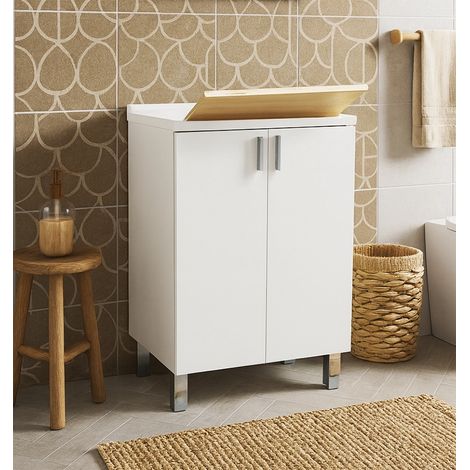 Exagonshop Lavatoio 60x50 bianco due ante e gocciolatoio