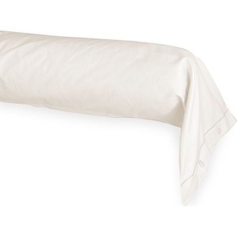 FEDERA cuscino PARIGI cilindrica alla FRANCESE traversino TUBOLARE made in Italy Panna Cm. 40x240