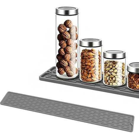 Egouttoir Vaisselle, Tapis Égouttoir Évier en Silicone, Séchage Rapide, Antidérapant Pliable Egoutoir Vaisselle Cuisine pour Bar, Cuisine, Café, Restaurants, Comptoir, 70 x 10 cm (1/5)