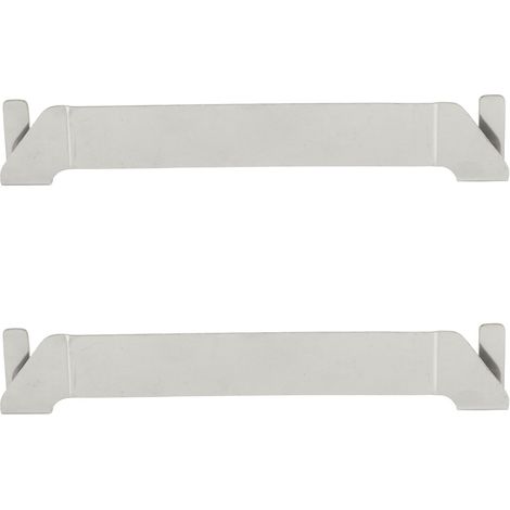 de 2 supports pour spatules de plancha en acier inoxydable