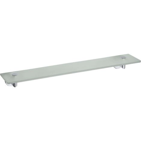 Sapho X-Round - Mensola 60x13 cm, vetro/cromo XR610 (1/2)