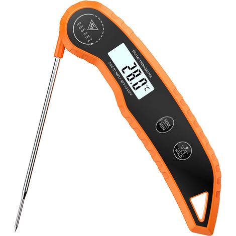 Thermometre Cuisine, Lecture Instantanee 2-3s (Orange) (1/5)