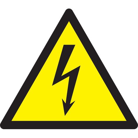 PANNEAU DANGER ADHÉSIF , ÉLECTRICITÉ 100X100X100MM TALIAPLAST - 729932