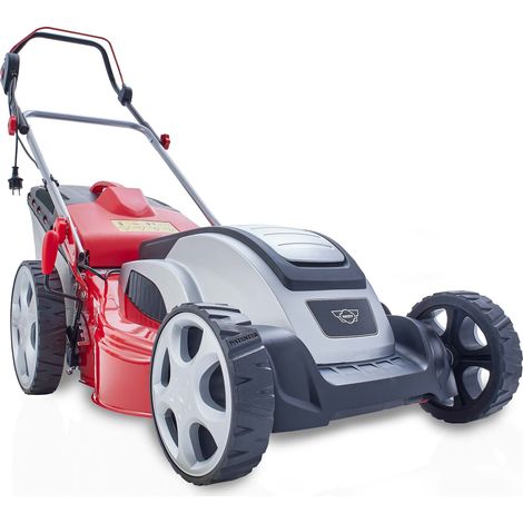 Elektro Rasenmäher Schnittbreite 46cm 230V 1800W Schiebe Motor Hand Mulch Mäher