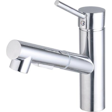 Trade Shop - Monocomand Tap Kitchen Speek mit abnehmbarem Kurzrohrdusche - (1/3)