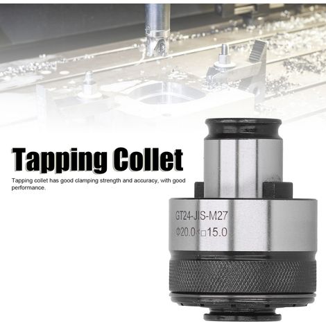 Porte-outil de taraudage GT24-JIS-M27 GT24 avec protection contre les surcharges, couple réglable et changement rapide. (1/5)