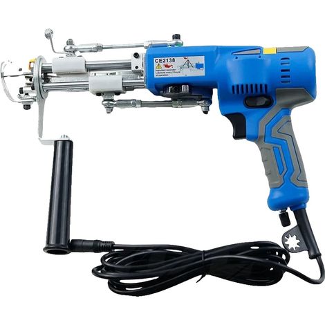Pistolet à tufting, velours coupé et velours boucle, vitesse d'aiguille réglable, 120W PRISE UE (1/2)