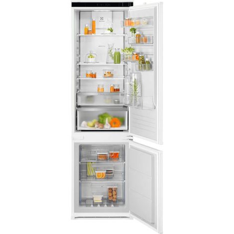 Electrolux Frigorifero Combinato Multiflow Classe D ENA7CD19S. Capacità netta totale: 269 L. Cerniera porta: Destra. Classe climatica: SN-ST, Emissione acustica: 34 dB. Capacità netta frigorifero: ...