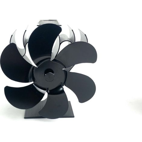 2023 Ventilateur Poele à Bois, 6 Pièces de Ventilateur Cheminée, Ventilateur Poele a Bois, Fonctionnement Silencieux, écologique, Répartition Efficace de La Chaleur Pour Brûleurs à Bois et Cheminées (1/3)