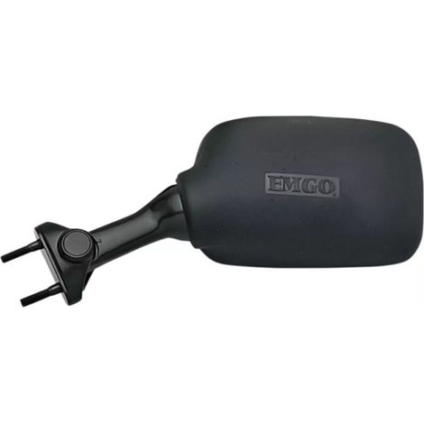 Rétroviseur Emgo 2025/02 Kawasaki GPZ 500 '94-'09, ZX-6R '95-'97, ZXR 750 '92-'03 gauche (OEM : 56001-1376) noir (modèle d'origine) (homologation) (1/2)