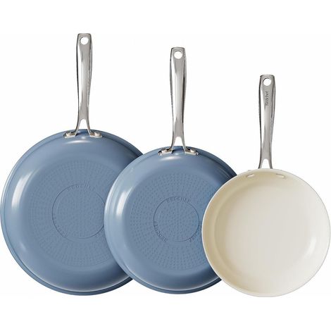 Redchef 3tlg. Pfannenset Induktion Antihaft Keramik 20/24/28cm Blau (1/5)
