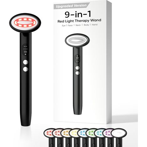 Appareil de massage des yeux et du visage 9 en 1 avec microcourant EMS pour une beauté optimale (1/5)