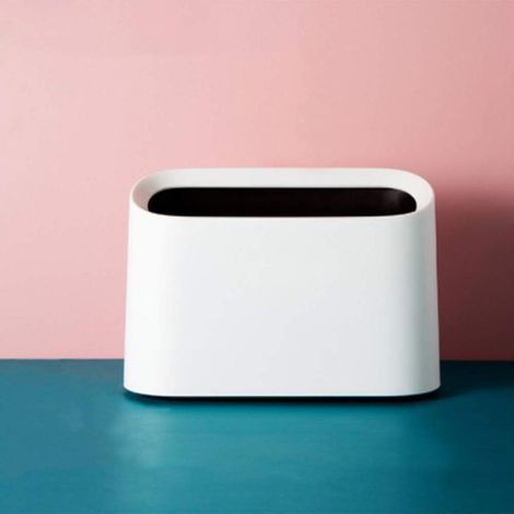 Poubelle de table, poubelle de bureau, poubelle de table pour crayons et gobelets, poubelle de salle de bain, poubelle de table pour cuisine, salle de bain, bureau, toilettes, voiture, lit, anti-odeur
