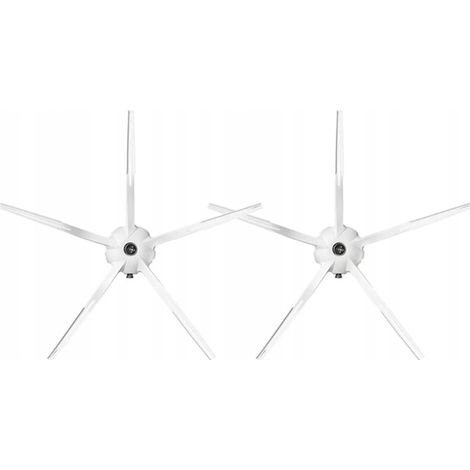 Cepillo lateral Roborock blanco plástico duradero pack 2 (1/3)
