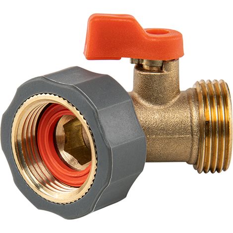 Absperrventil Winkelanschluss IG 3/4" AG 3/4" BRASS SOFT Kugelhahn Messing Wasserhahnanschluss BR-S2232 (1/2)