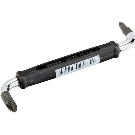 BAHCO 2047PZ-1-2 - DOUBLE TOURNEVIS COUDE PZ2 (1/3)