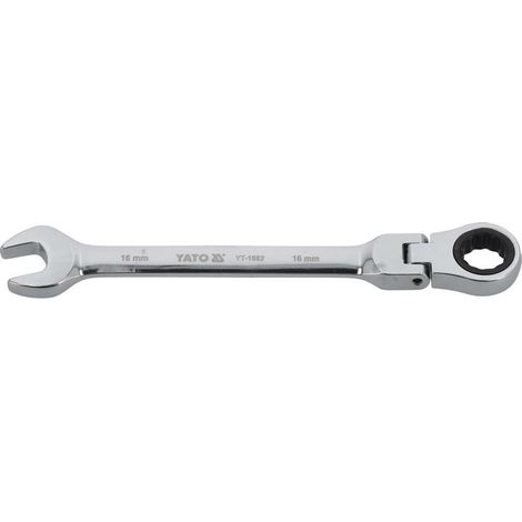 CHIAVE COMBINATA DA 16 MM CON CRICCHETTO E GIUNTO (1/2)