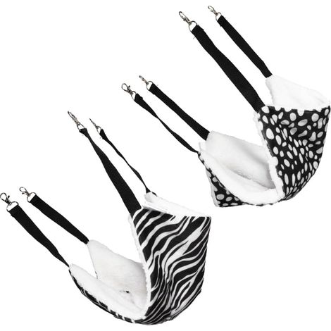 2 pièces Hamac pour Chat Double Face Respirant Coussin Suspendu Intérieur (1/5)
