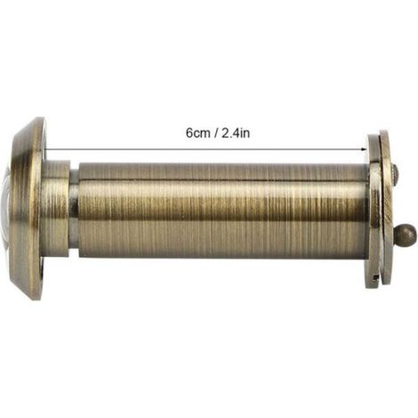 Judastel - Visionneuse De Porte Avec Couvercle Rotatif De Confidentialité - Épaisseur Porte 55 À 90 Mm - Angle De Vision 220° - 1 Pièce (1/5)