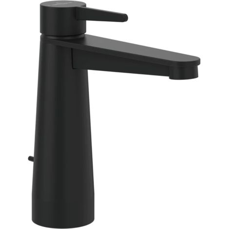 VILLEROY ET BOCH Mezclador de lavabo Conum apertura superior con tirador Cromo Mate Negro (1/5)