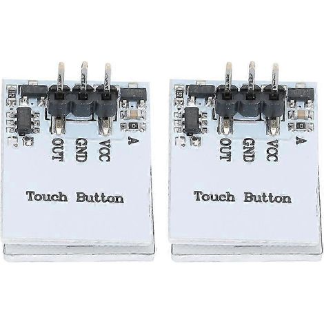2 Stück HTTM Modul Kapazitiver Taster Entstörung 2,7V-6V Tasterschalter (Blau) (1/5)