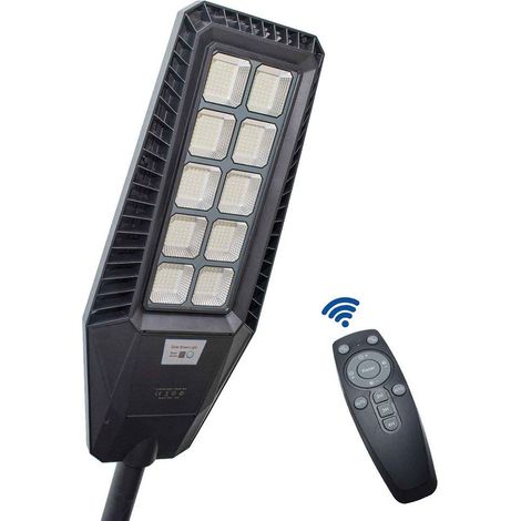 Trade Shop - Solar-LED-Straßenlaterne 170W Dämmerungssensor IP65 Photovoltaikmodul - (1/5)