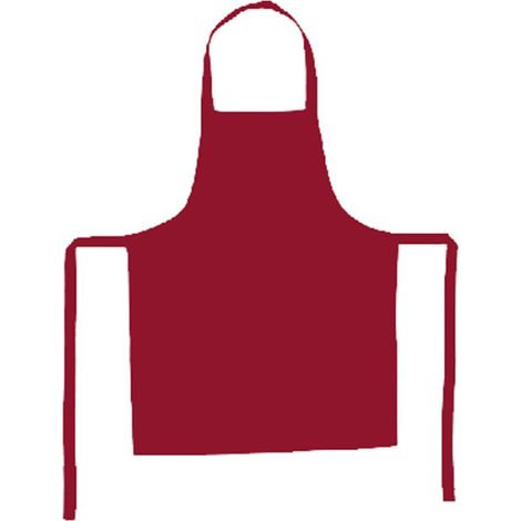 Tablier de Cuisine "Coton" 80cm Rouge (1/4)