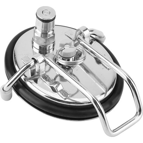 Bouchon de carbonatation Cornelius pour fût de brassage amateur avec pierre de diffusion de 0,5 micron (1/5)
