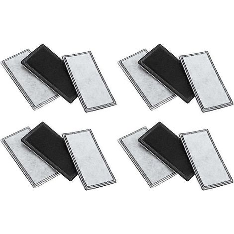 Lot de 12 filtres à eau au charbon actif pour fontaine - (1/5)