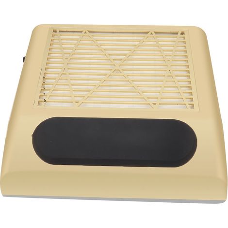 Aspirateur à poussière d'ongles 80 W à forte aspiration pour nail art, 100-240 V (prise UE dorée) (1/5)