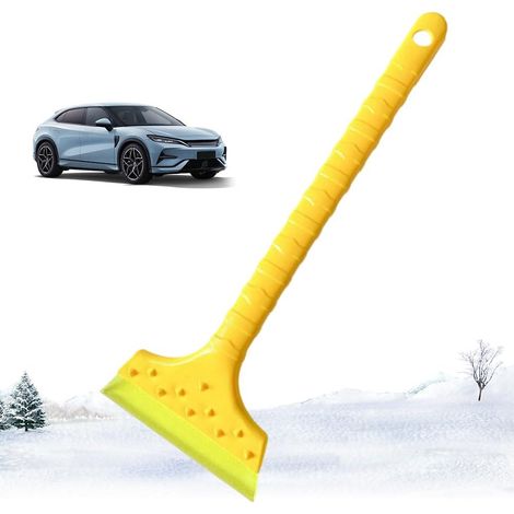 Générique Grattoir Pare Brise Voiture, Grattoir à Glace pour Voiture, Degivrant Vitre Voiture, Ice Scraper, Raclette Pare Brise, Accessoires Auto l'hiver (Grande)