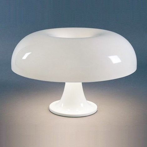 2pcs Lampe champignon, lampe de table champignon blanc, lampe de chevet champignon LED USB, lampe de bureau esthétique moderne (1/5)